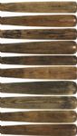 1917-31 H&B Louisville Slugger Professional Model Side Written Game Used Bats (Lot of 10)