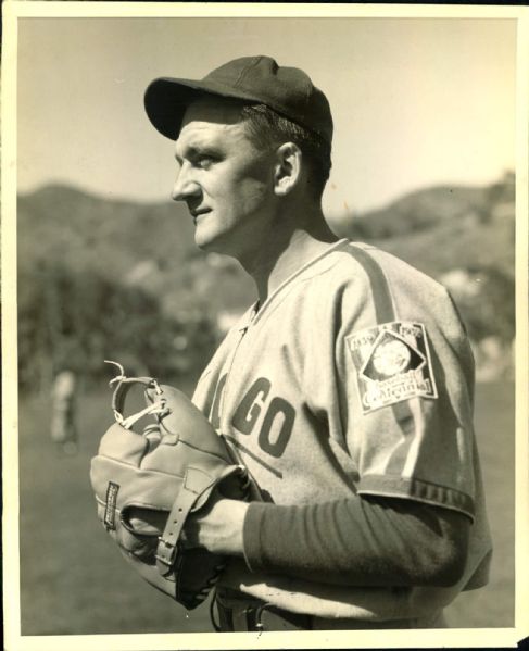 1939 Jim Gleeson Chicago Cubs "The Sporting News Collection Archives" Original 8" x 10" Photo (Sporting News Collection Hologram/MEARS Photo LOA)