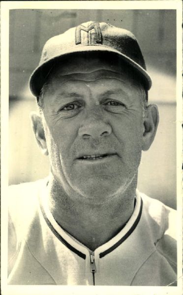 1941-42 Charlie Grimm Milwaukee Brewers "The Sporting News Collection Archives" Original Photos (Sporting News Collection Hologram/MEARS Photo LOA) - Lot of 2