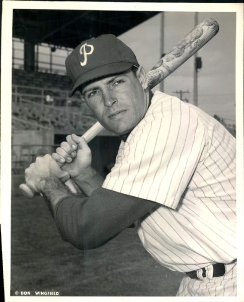 1958 Bob Bowman Philadelphia Phillies "The Sporting News Collection Archives" Original 8" x 10" Photo (Sporting News Collection Hologram/MEARS Photo LOA)