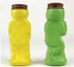 1970s Domino Sports Football & Basketball figural Sugar'n Cinnamon Shakers