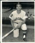 1962-65 Bob Aspromonte Houston Colt .45s Ken Aspromonte Cleveland Indians "The Sporting News Collection Archives" Original Photos (Sporting News Collection Hologram/MEARS Photo LOA) - Lot of 2