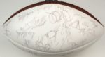 1991-92 Los Angeles Raiders Team Signed Football w/49 Sigs. Incl. Tim Brown Ronnie Lott - JSA 