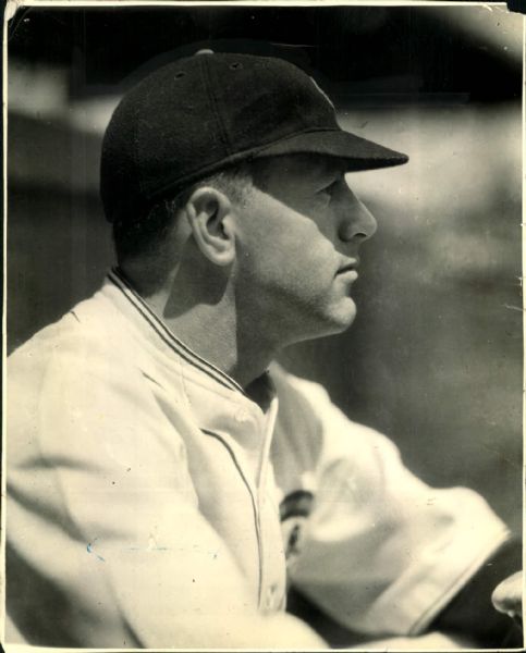 1937 Charlie Grimm Chicago Cubs "The Sporting News Collection Archives" Original Photo (Sporting News Collection Hologram/MEARS Photo LOA)