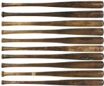 1917-31 H&B Louisville Slugger Professional Model Side Written Game Used Minor League Bats (Lot of 10)
