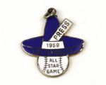 1959 All Star Game Balfour Press Pin Los Angeles Dodgers - Second Game