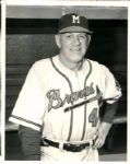 1954 Charlie Grimm Milwaukee Braves "The Sporting News Collection Archives" Original Photo (Sporting News Collection Hologram/MEARS Photo LOA)