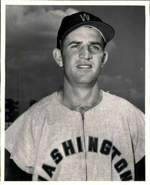 1956 Neil Chrisley Washington Senators "The Sporting News Collection Archives" Original 8" x 10" Photo (Sporting News Collection Hologram/MEARS Photo LOA)