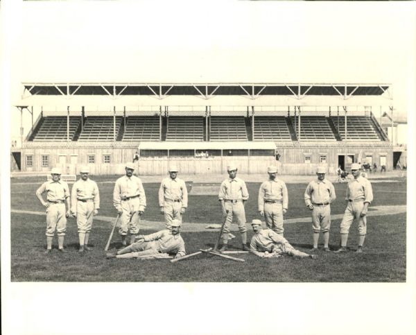 1879 Providence Grays Team Photograph "The Sporting News Collection Archives" Modern Print (Sporting News Collection Hologram/MEARS Photo LOA)