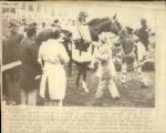 1973 Triple Crown Winner Secretariat The Chicago Sun-Times Collection Archives Original Photos (Chicago Sun-Times Hologram/MEARS Photo LOA) - Lot of 8