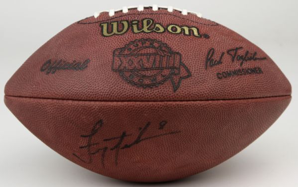 1994 Troy Aikman Dallas Cowboys Signed Super Bowl XXVIII Wilson Football - JSA 