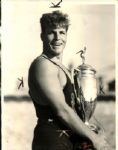 1930 Buster Crabbe Olympian and Actor "The Sporting News Collection Archives" Original 8" x 10" Photo (Sporting News Collection Hologram/MEARS Photo LOA)