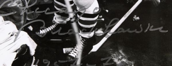 Bobby Hull Chicago Blackhawks Signed 11" x 14" Photo With Lengthy Inscription - PSA/DNA 