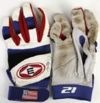 Sammy Sosa Game Worn Batting Gloves - Two Pair