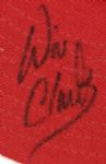1995-96 Will Clark Texas Rangers Game Worn Signed Cap (MEARS LOA)