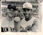 1962 Frank Robinson Cincinnati Reds Roger Maris New York Yankees "The Chicago Sun-Times Collection Archives" Original Photo (Chicago Sun-Times Hologram/MEARS Photo LOA)