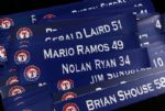 2000s Texas Rangers Spring Training Locker Room Nameplate - Lot of 50 w/ Nolan Ryan Ruben Sierra