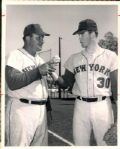1968 Rube Walker Nolan Ryan New York Mets "The Sporting News Collection Archives" Original Photo (Sporting News Collection Hologram/MEARS Photo LOA)