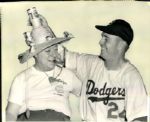 1955 Walter Alston Brooklyn Dodgers "The Sporting News Collection Archives" Original Photo (Sporting News Collection Hologram/MEARS Photo LOA)