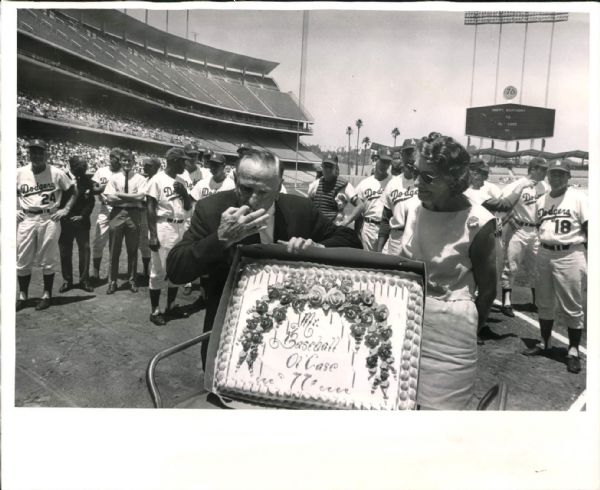 1967 Casey Stengels 77th Birthday "The Sporting News Collection Archives" Original 8" x 10" Photo (Sporting News Collection Hologram/MEARS Photo LOA)