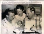 1940-57 Pee Wee Reese Brooklyn Dodgers The Chicago Sun-Times Collection Archives Original Photos (Chicago Sun-Times Hologram/MEARS Photo LOA) - Lot of 6