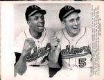 1964-66 Frank Robinson Cincinnati Reds Baltimore Orioles "The Chicago Sun-Times Collection Archives" Original Photos (Chicago Sun-Times Hologram/MEARS Photo LOA) - Lot of 5