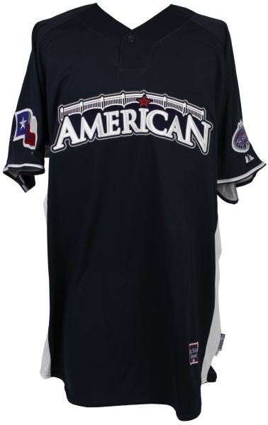 Lot Detail - 2008 Josh Hamilton Texas Rangers Authentic All Star Game BP  Home Run Derby Signed Jersey - JSA LOA