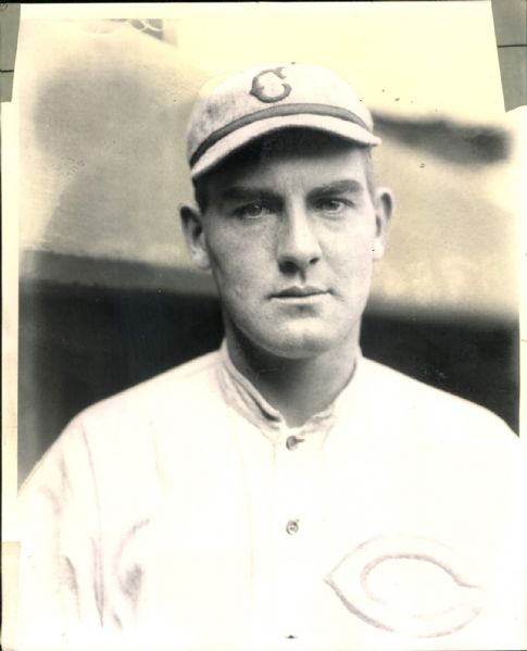 1917-20 Rube Bressler Cincinnati Reds "The Sporting News Collection Archives" Original Photo (Sporting News Collection Hologram/MEARS Photo LOA)