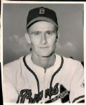 1952 Lew Burdette Boston Braves "The Sporting News Collection Archives" Original Photo (Sporting News Collection Hologram/MEARS Photo LOA)