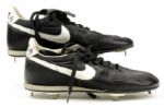 1987 Kirby Puckett Minnesota Twins Game Worn Cleats From World Series Season (MEARS LOA)