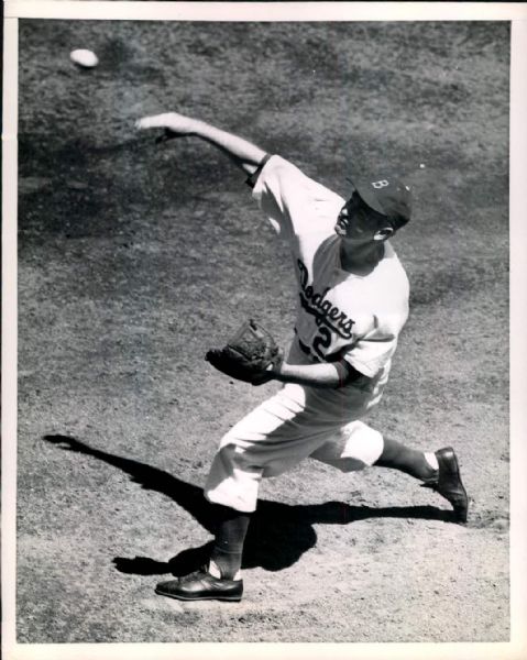 1955 Walt Alston Brooklyn Dodgers "SPORT Magazine Collection Archives" Original Photo (MEARS Photo LOA)