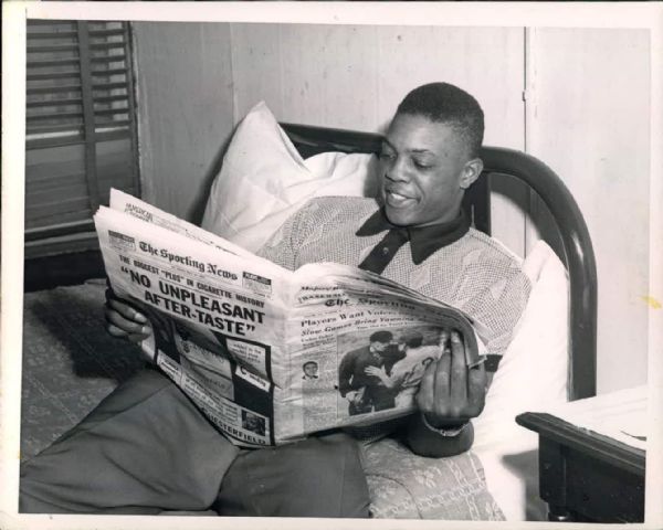 1951-72 Willie Mays New York Giants  "The Sporting News Collection Archives" Original Photo- Lot of 4 (Sporting News Collection Hologram/MEARS Photo LOA)