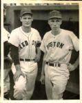 1947 George Haas Walter Dropo Boston Red Sox "The Sporting News Collection Archives" Original Photo (Sporting News Collection Hologram/MEARS Photo LOA)