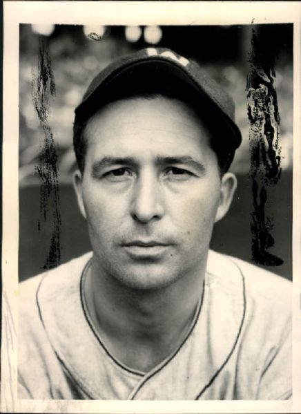 1943-47 Mickey Haefner Washington Senators "The Sporting News Collection Archives" Original Photo (Sporting News Collection Hologram/MEARS Photo LOA)