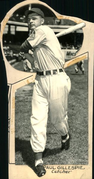 1945 Paul Gillespie Chicago Cubs "The Sporting News Collection Archives" Production Art (Sporting News Collection Hologram/MEARS Photo LOA)
