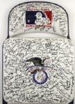 1990s Arlington Stadium Locker Room Chair Signed by Over 200 MLB Players Inc. Cal Ripken Frank Thomas - JSA