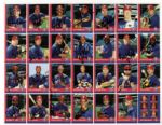 1997 Texas Rangers Mothers Cookies Team Signed 19 1/2" x 15 1/2" Sheet - JSA 
