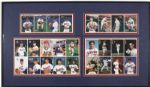 1993 Nolan Ryan Texas Rangers Signed Farewell Set - 4 Signatures - JSA 