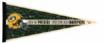 1990s Green Bay Packers Pennant - Lot of 8