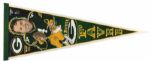1990s Green Bay Packers Pennant - Lot of 8