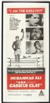 1970 Muhammad Ali A.K.A. Cassius Clay 13" x 29 1/2" Insert Poster Display - JSA 