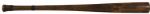 1921-26 Rare Cleveland Indians Block Letter Team Professional Model Side Written Game Used Bat (MEARS Auction LOA)