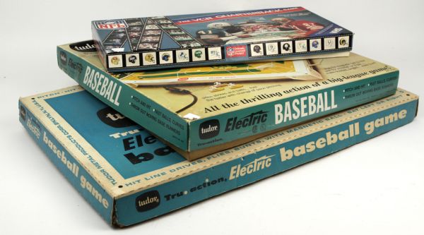1965-86  Baseball & Football Games - Lot of 3 