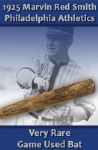 1925 Rare Marvin "Red" Smith Philadelphia Athletics H&B Louisville Slugger Professional Model Side Written Game Used Bat (MEARS Auction LOA)
