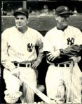 1936-39 Lou Gehrig George Selkirk New York Yankees "The Sporting News Collection Archives" Original Photo (Sporting News Collection Hologram/MEARS Photo LOA)