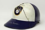 1980s Milwaukee Brewers Game Worn Helmet Signed by Paul Molitor - MEARS LOA 