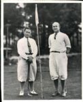 1930 Ty Cobb Bobby Jones "The Sporting News Collection Archives" Original Photo (Sporting News Collection Hologram/MEARS Photo LOA)