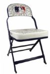 1990s Arlington Stadium Locker Room Chair Signed by Over 200 MLB Players Inc. Cal Ripken Guillen Andre Dawson Frank Thomas Johnny Oates  - JSA
