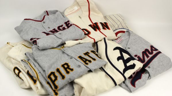 1990s Mitchell & Ness Jersey - Lot of 9 Incl. (4) Bill Mazeroski Ernie Banks Dean Chance