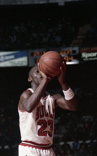 1986 Michael Jordan Chicago Bulls Versus Milwaukee Bucks "Chicago Sun-Times" Original 1.5" x 9" Full Color Negative Strips (Chicago Sun-Times Archives/MEARS Photo LOA) - Lot of 6